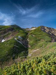 仙丈ケ岳・カール全景
