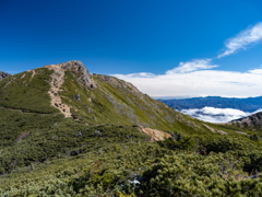 北八ヶ岳・西天狗岳のピーク