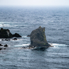 礼文島の風景・猫岩と呼ばれる岩