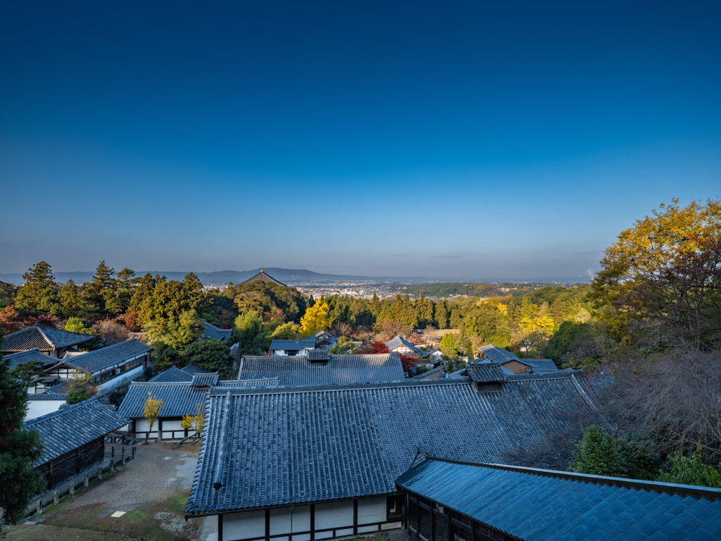 二月堂の舞台から
