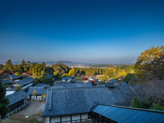 二月堂の舞台から