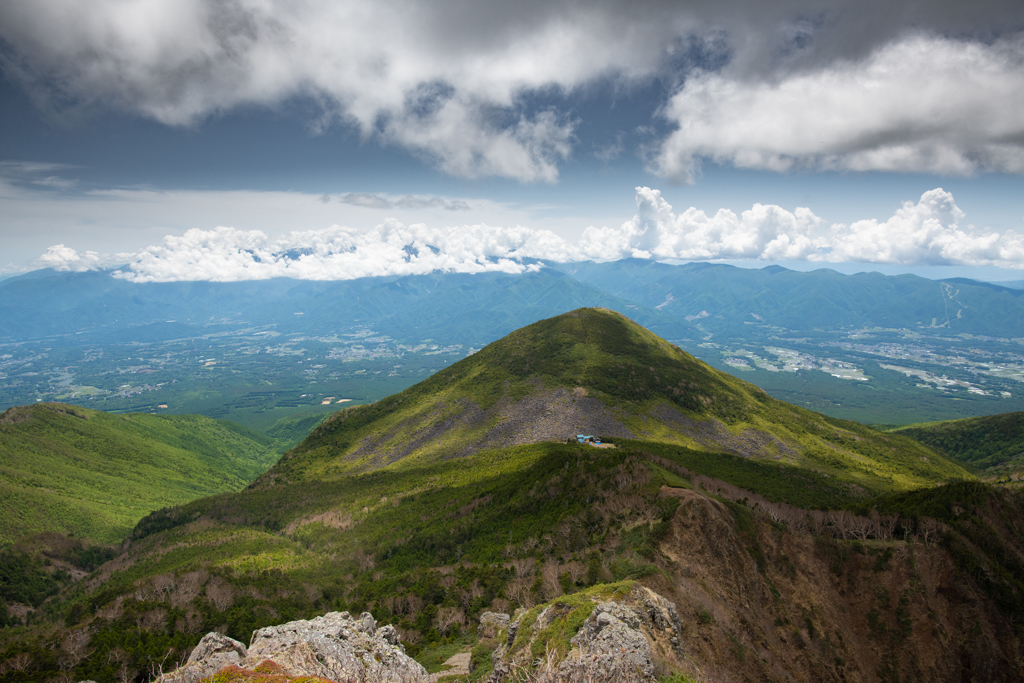 編笠山