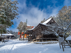 高野山・雪の日