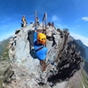 北アルプス縦走・槍ヶ岳山頂、動画からの切り出し