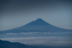 八ヶ岳・赤岳より富士