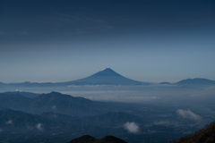 八ヶ岳・赤岳より富士