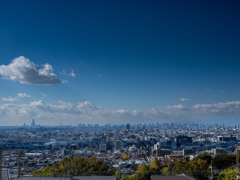 石切からの大阪の風景