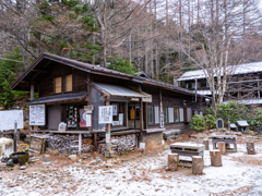 本沢温泉小屋に到着
