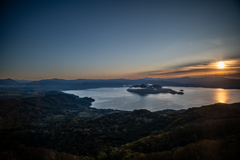洞爺湖・ポロモイ山から