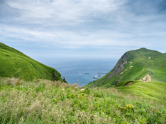 礼文島の風景