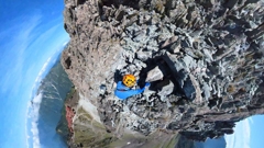 北アルプス縦走・槍ヶ岳への取りつき、動画からの切り出し