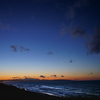 浜小清水からオホーツクの夕景