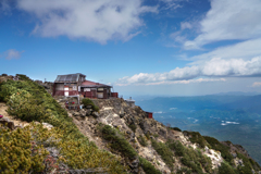 赤岳頂上山荘・赤岳山頂から