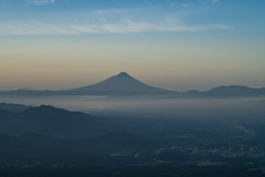 八ヶ岳・赤岳より富士