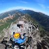 北アルプス縦走・槍ヶ岳山頂(3179m)から、動画からの切り出し