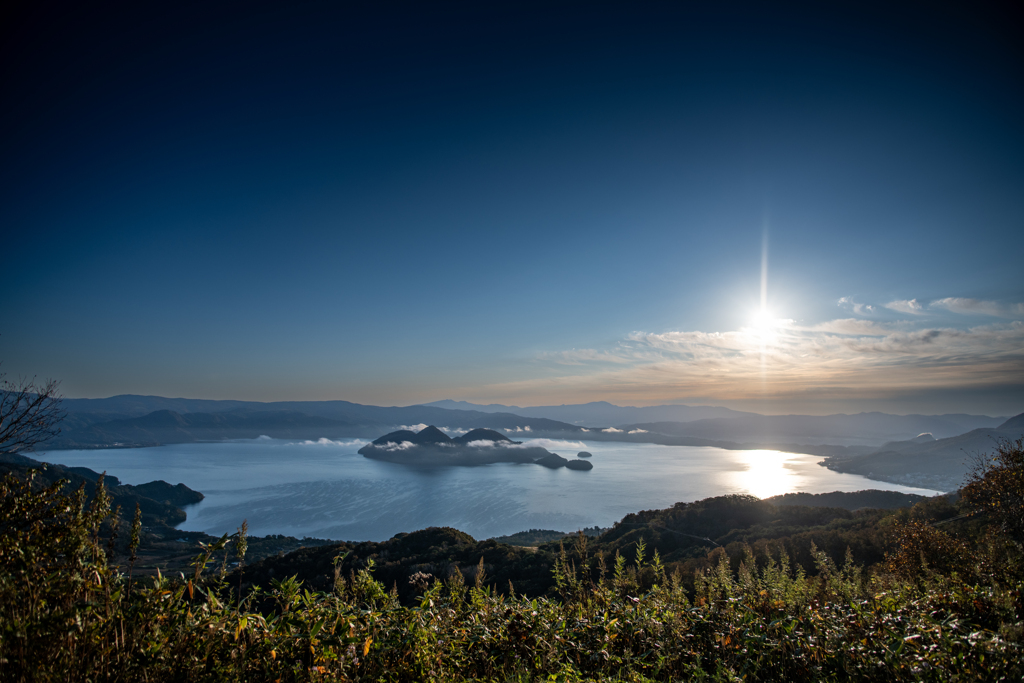 洞爺湖・ポロモイ山から