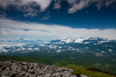 八ヶ岳・編笠山より富士