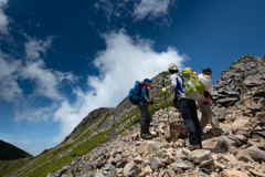 八ヶ岳・根石岳への登り