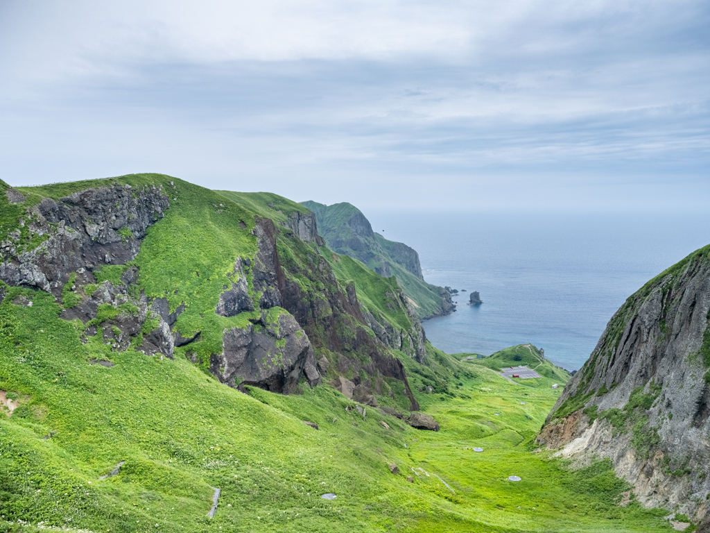 礼文島の風景