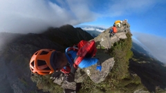 北アルプス縦走・大キレット　長谷川ピークの上(2841m) 動画からの切り出し
