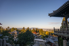 2024年・晩秋の奈良　二月堂舞台からの眺め