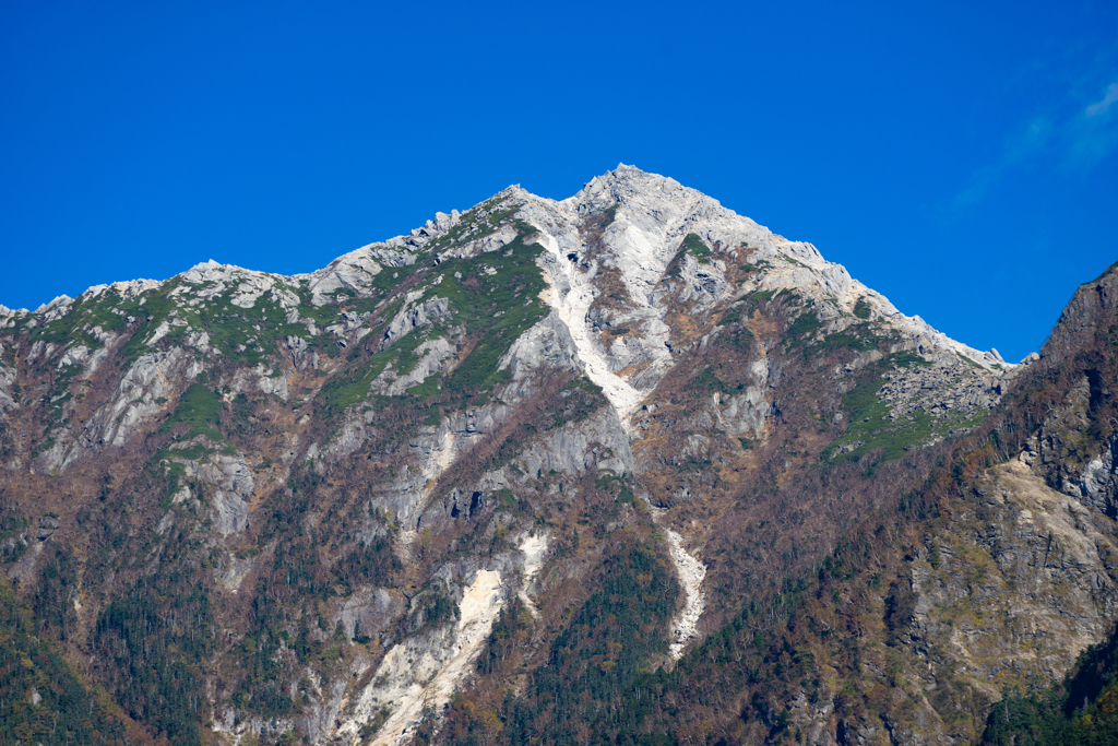 丹渓新道からの甲斐駒ヶ岳