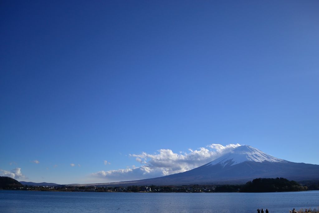 河口湖より