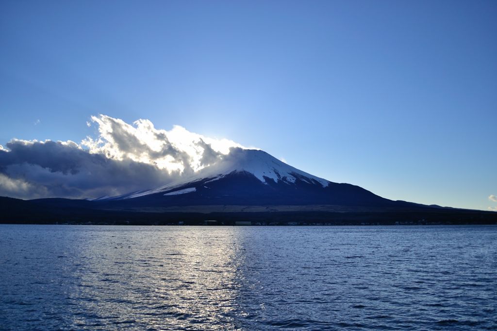 山中湖より