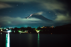 河口湖夜景