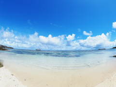 にっぽん丸と青い空…海