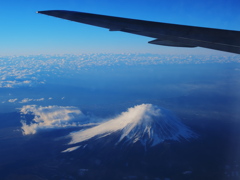 上空からの富士山