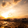 海と夕日
