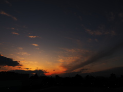いつもの夕焼け