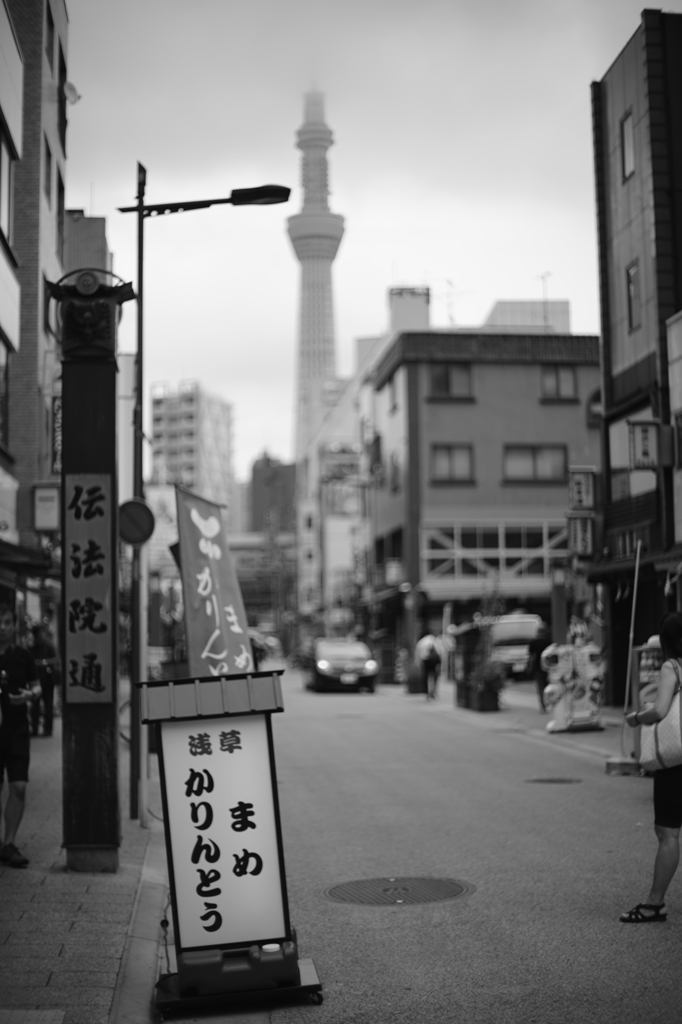 浅草からのスカイツリー