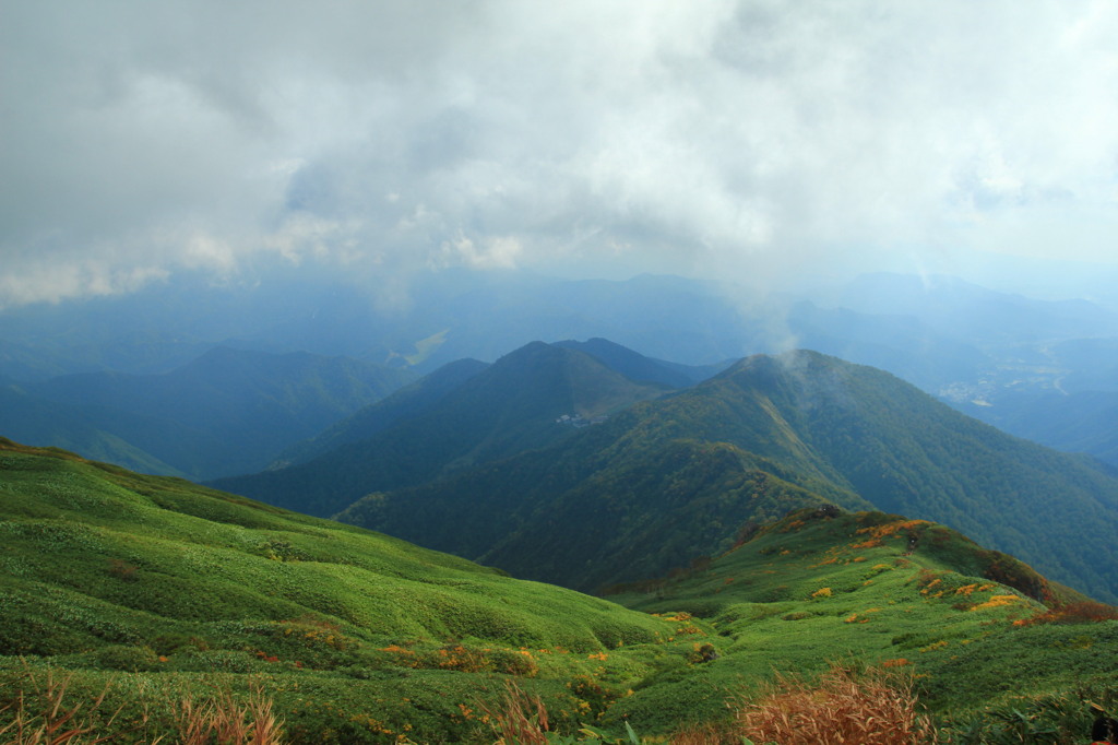 谷川岳から