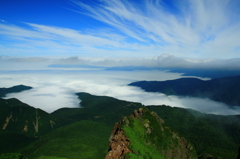 日光白根山頂上から２