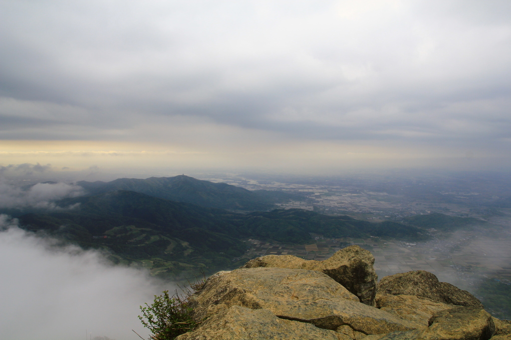 筑波山から