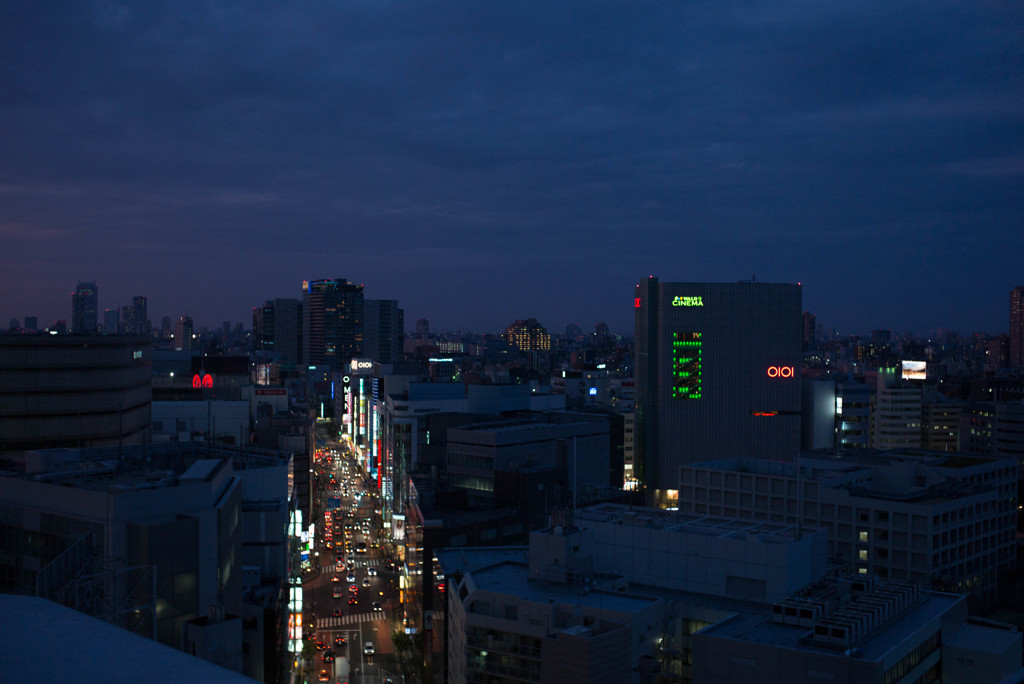 夕暮れ