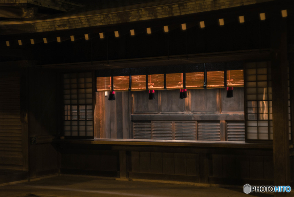 明治神宮の夜