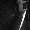 路地裏の光線