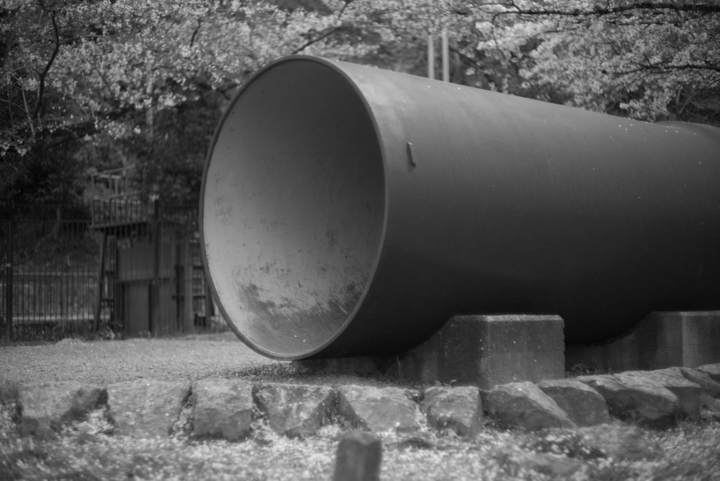 蹴上インクライン配水管