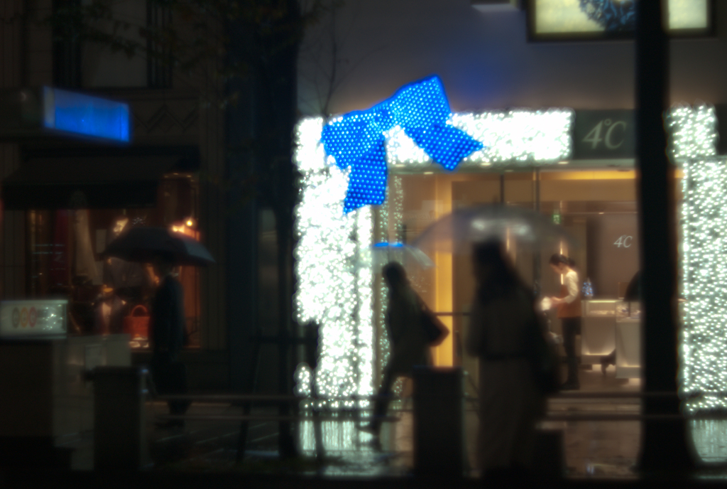 雨の表参道