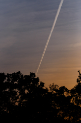 sunset with