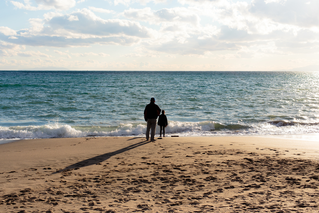 Father,Daughter,and...Sea