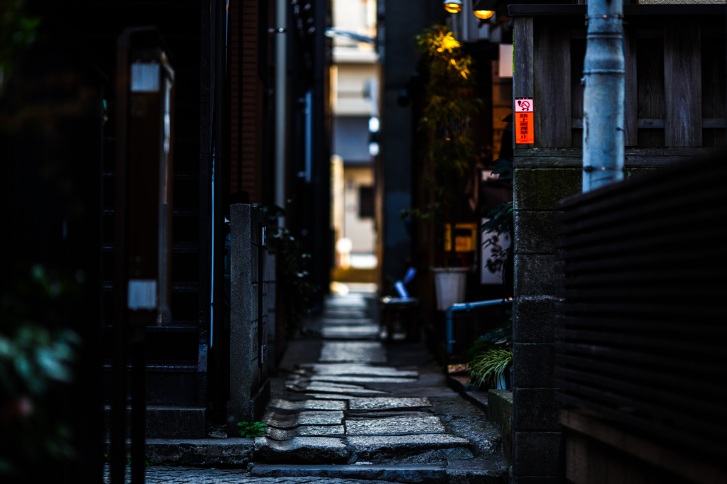 back alley