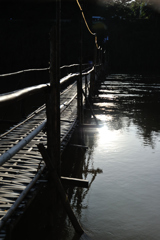 雨季のBAMBOO BRIDGE