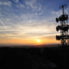 夕陽と電波塔