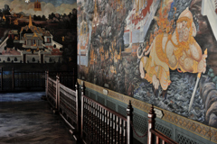 壁画のある回廊