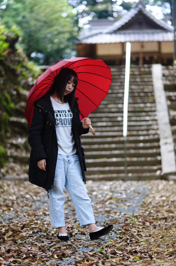 雨遊び