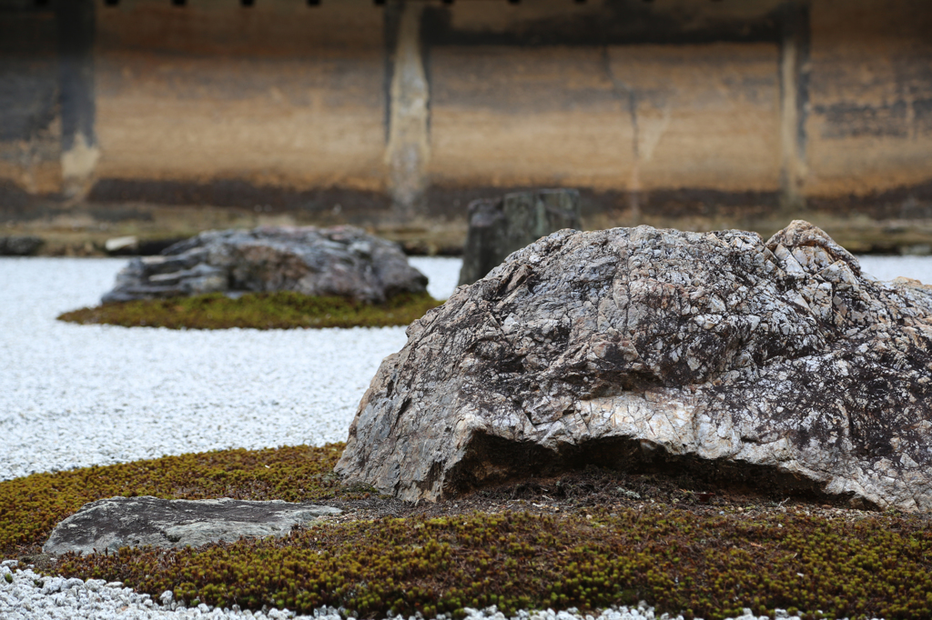 龍安寺にて